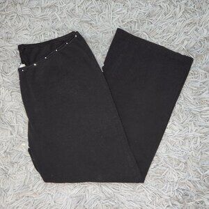 Rhinestone Waist Cropped Pant